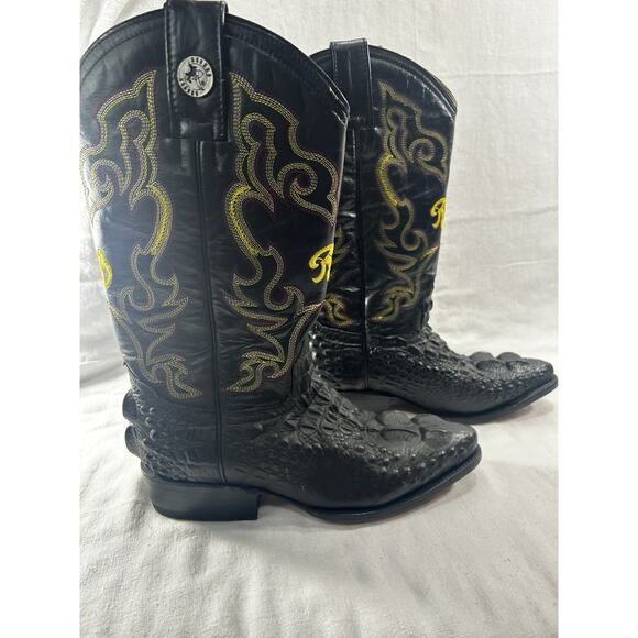 Rogers Western Boots Leather Mexico Men Sz 7 - Picture 3 of 8